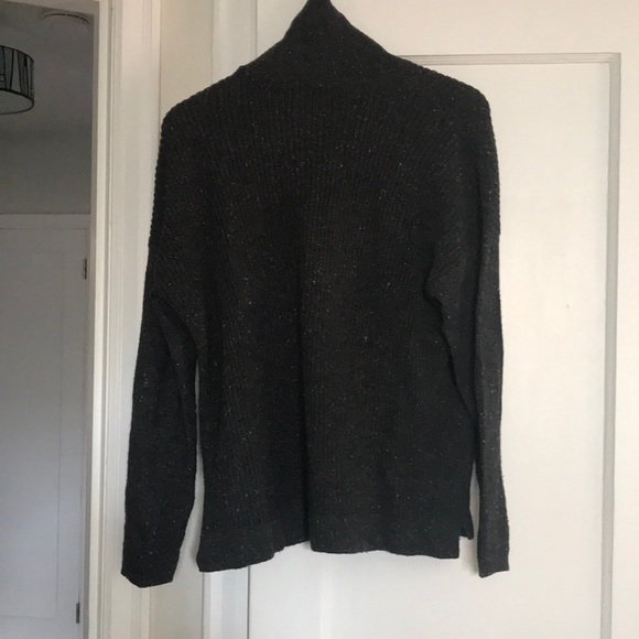 J Jill charcoal flecked turtleneck EUC - Picture 2 of 6